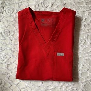 LIMITED EDITION *WINNING RED* figs Catarina top